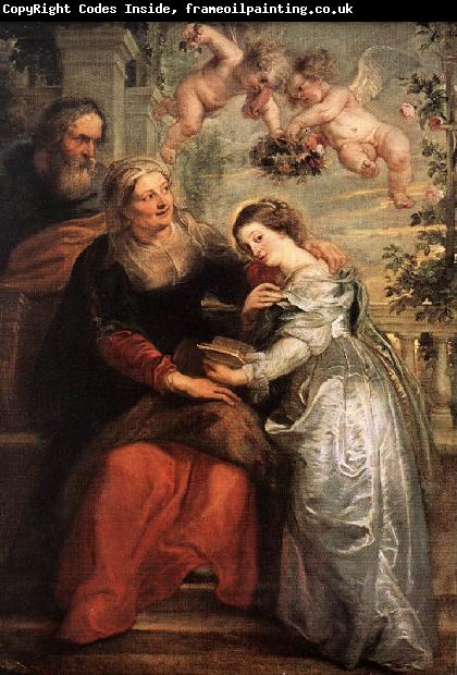 RUBENS, Pieter Pauwel The Education of the Virgin